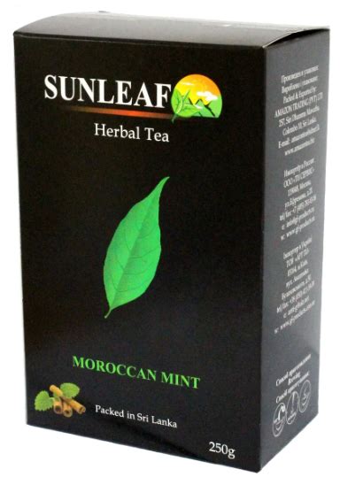 Чай SUNLEAF Moroccan mint / Herbal Tea | отзывы