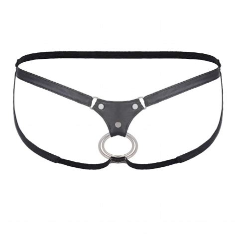 Erotic Mens Open Penis Hole Panties Gay Male Open Back Crotchless Jockstrap Bikini G String