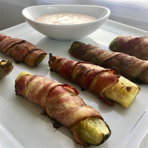 Bacon Wrapped Pickles