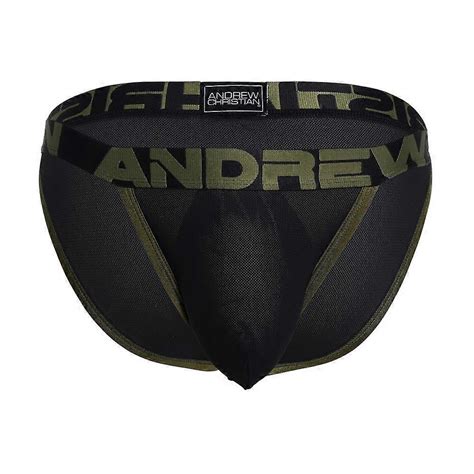 Andrew Christian Almost Naked Moisture Control Brief Black Men S Underwear Men S Briefs