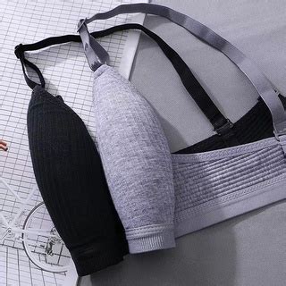 Korean Pure Cotton Bra Girl Thin Wireless Push Up Bra Gathered Women Bh Bralette Lingerie