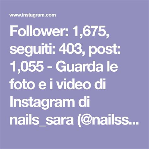 Follower 1675 Seguiti 403 Post 1055 Guarda Le Foto E I Video