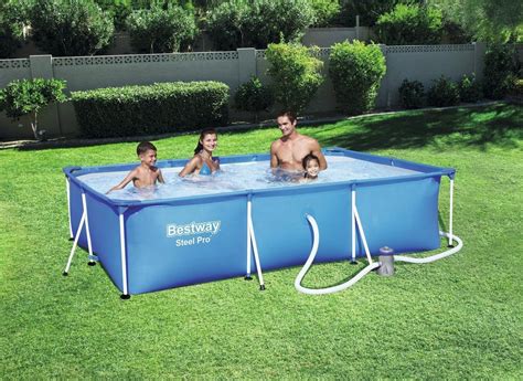 Bestway Steel Pro Frame Pool-Set 300 x 201 x 66 cm mit Filterpumpe ...