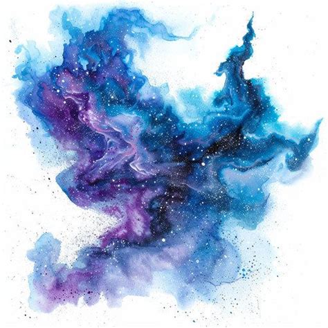 Vivid Blue And Purple Nebula Like Colors Forming The Scorpius