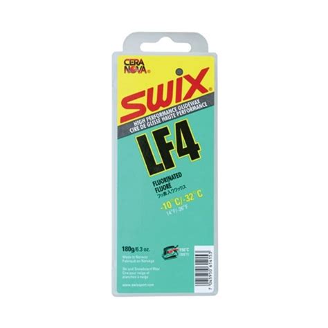 Swix LF4 Wax (Green) -10ºC/-32ºC 180g - Ski Wax & Irons from Ski ...
