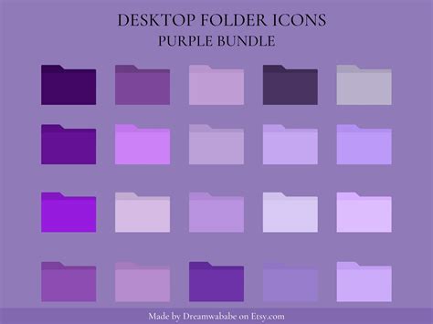 Purple Folder Icon