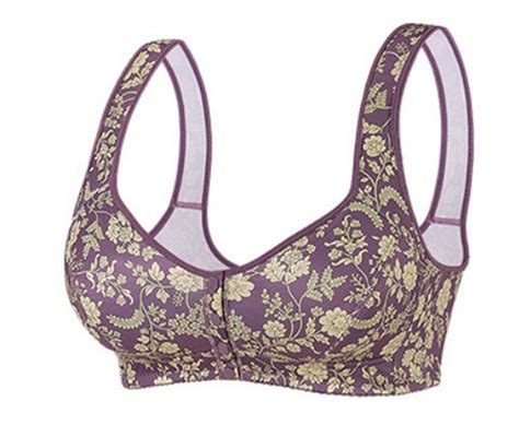 Levmjia Women Bra Front Closure No Wire Push Up Comfortable Underwear Sexy Lace Lingerie Plus