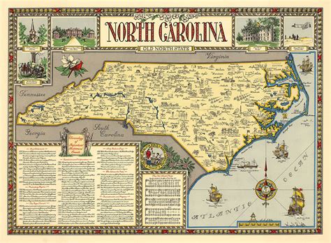 Vintage Asheville Map PRINT set, Watercolor painting, Asheville Map NC, Asheville Poster SET ...