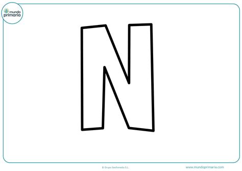 Letra N Mayuscula Y Minuscula Para Colorear Letras De Abecedario Porn