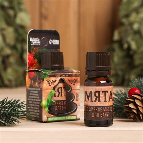 Масло для бани и сауны "С легким паром" аромат мята, 10 мл - купить по ...