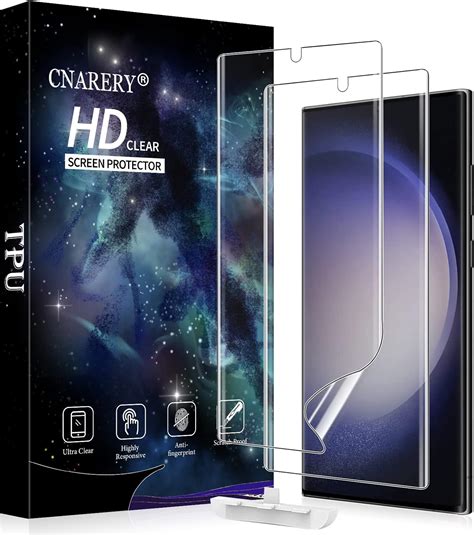 Packs Cnarery Samsung Galaxy S Ultra Tpu Screen Protector With