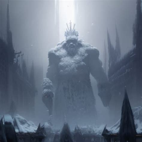 Frost Giant King Foggy Chllenge Ai Generated Artwork Nightcafe