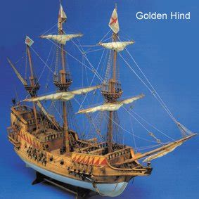 Golden Hind Ship Model