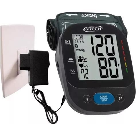 Aparelho De Medir Pressao G Tech - Aparelho De Medir Pressão Eletrico De Braço G-tech | Shopee Brasil