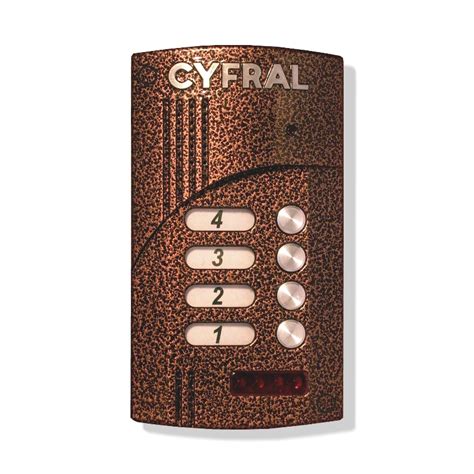 Домофоны на 4 абонента - Cyfral
