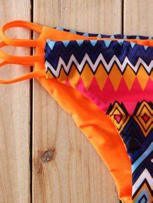 Strapless Hollow Out String Bikini Set COLORMIX Bikinis S ZAFUL