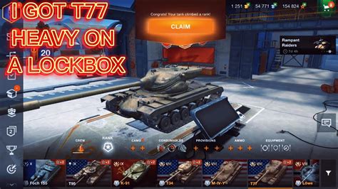 Lockbox Key On World Of Tanks Blitz Container Open Rewards T