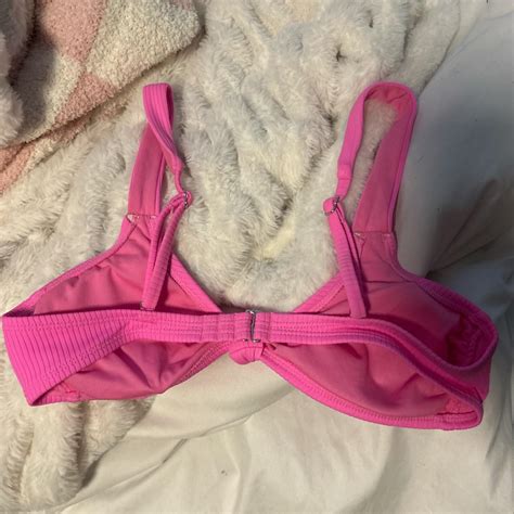 Pink Bikini Top Target Size Medium Depop