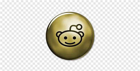 Free Download Network Gold Icons Reddit Round Brown And Black