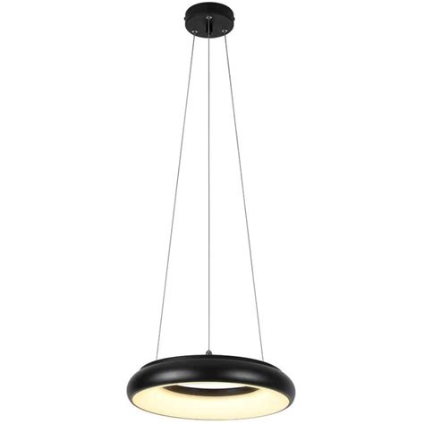 Ctlled N Luminario Colgante Led De W En Aluminio Negro Marca