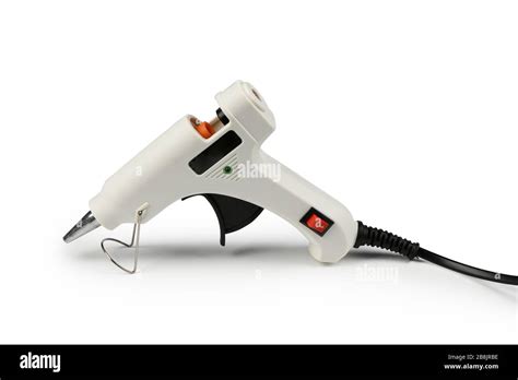 Electric Hot Glue Gun Isolated On White Background High Resolution Photo With Clipping Path