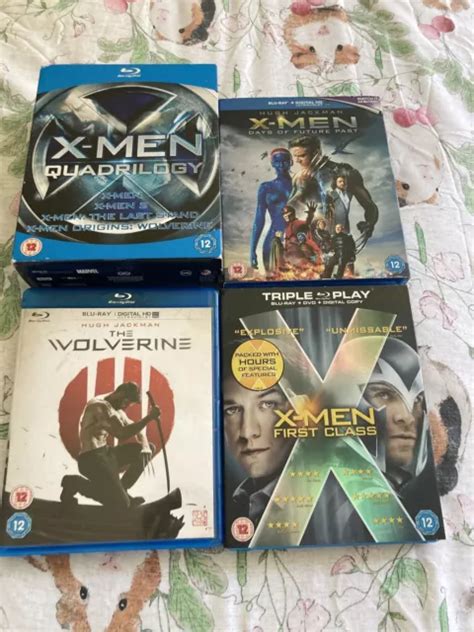 7x X Men Blu Ray Films Quadrilogy Days Of Future Past First Class