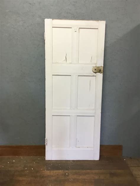6 Panel White Door Authentic Reclamation