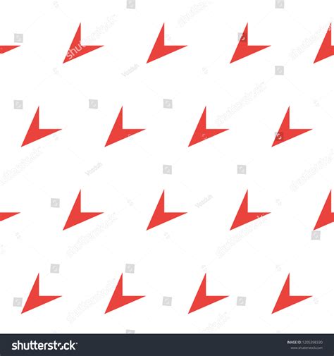 Bright Seamless Pattern Arrows Cursors Shadow Stock Vector Royalty