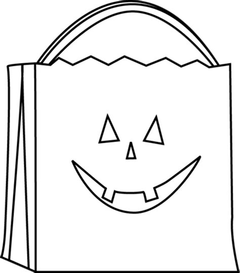 Download High Quality trick or treat clipart black and white ...