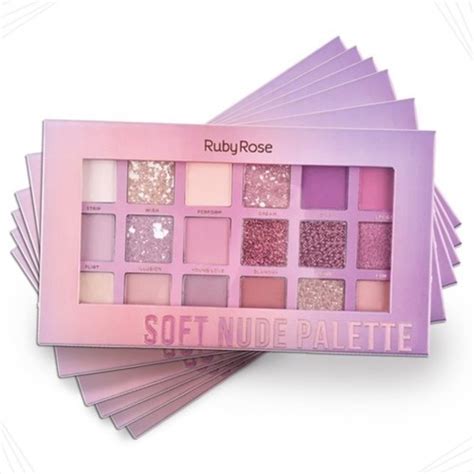 Paleta De Sombras Soft Nude Feels Ruby Rose Shopee Brasil
