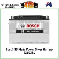 Bosch SM Mega Power Silver Battery 125D31R