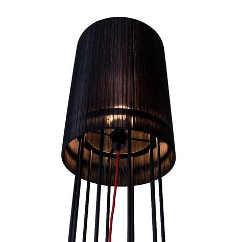 Торшер металевий плафон тканинний E27 чорний 165х50 см (ID#1985959638 ...