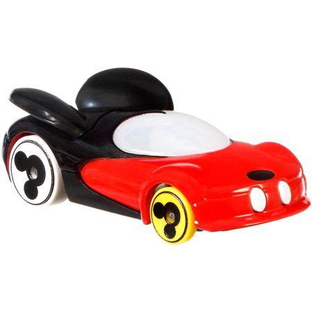 Hot Wheels Disney Mickey Mouse Character Car Mickey Mouse Characters Hot Wheels Cars Toys