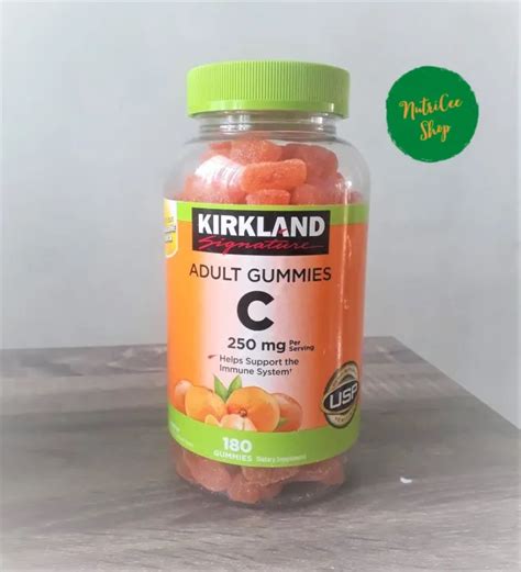 Kirkland Signature Vitamin C 250 Mg 180 Adult Gummies Lazada Ph