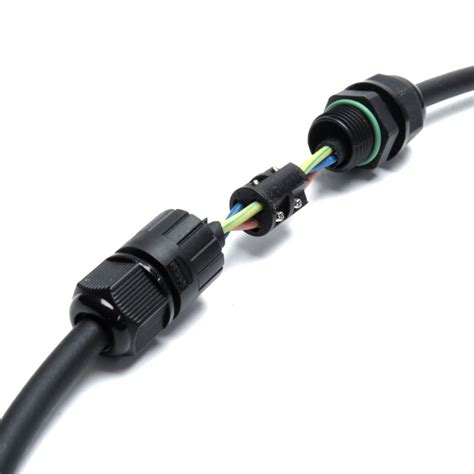 Ip68 Waterproof 2 Or 3 Core Inline Connector