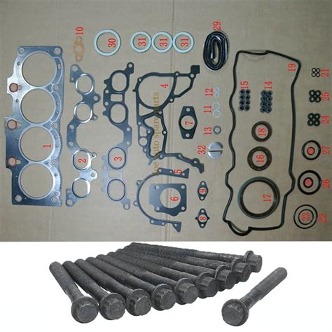 S Sfe Engine Full Gasket Set Kit Cylinder Head Bolt Nuts Screw For