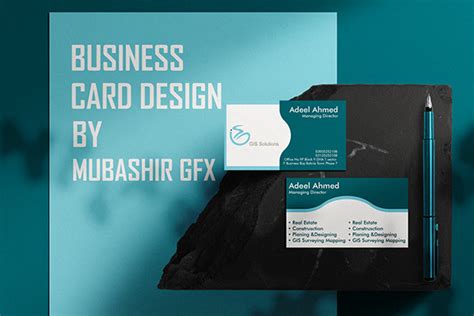 Business Card Design Mubashir Murtaza On Behance