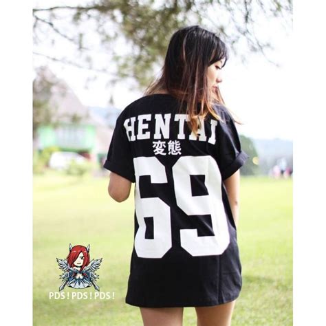 Jual COD PDS KAOS HENTAI JAPAN STREETWEAR BLACK Shopee Indonesia