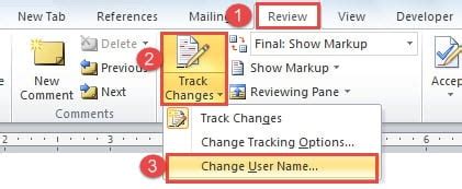 Ways To Delete Or Change Author Names For Comments In Word