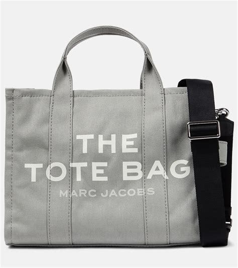The Medium canvas tote bag in grey - Marc Jacobs | Mytheresa
