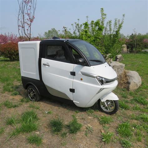 Mini Van L6e Approved 3 Wheel Closed Cabin Electric Truck Van For