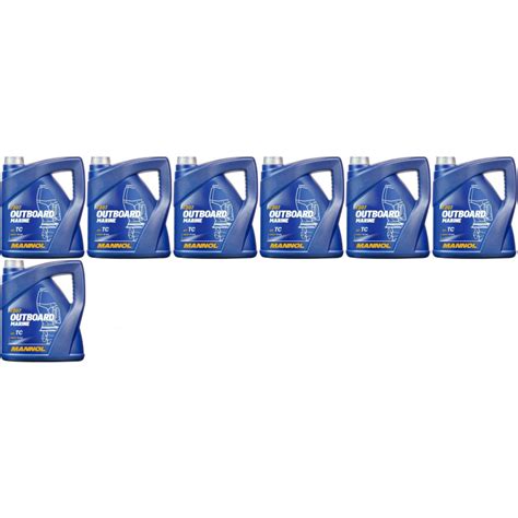 MANNOL Outboard Marine TCW3 Motoröl 7x 4l = 28 Liter - Boot - Mannol ...