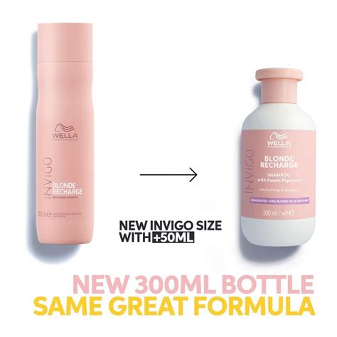 Sampon Wella Professionals Invigo Blonde Recharge Pentru Neutralizarea Tonurilor De Galben