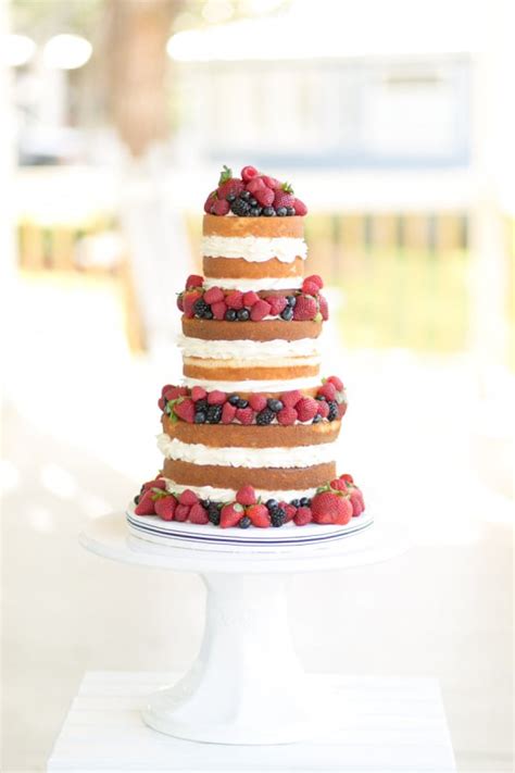 Naked Wedding Cakes POPSUGAR Food