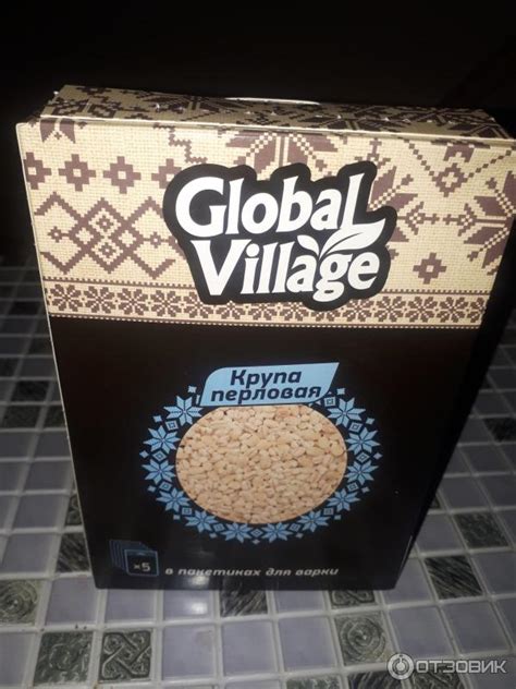 Отзыв о Крупа перловая Global Village в пакетиках для варки | Очень ...