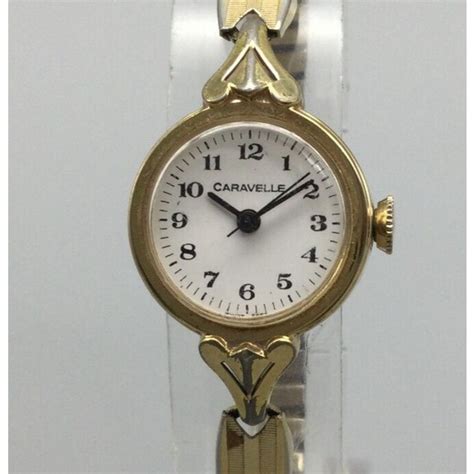 Caravelle Accessories Vintage Caravelle By Bulova Watch Women Gold