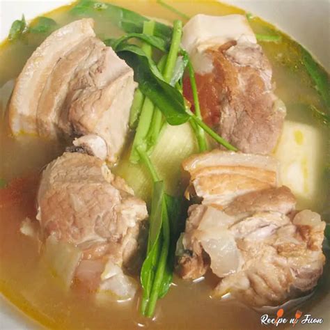 Sinigang Na Baboy Recipe Delicious Pork Sinigang Dish