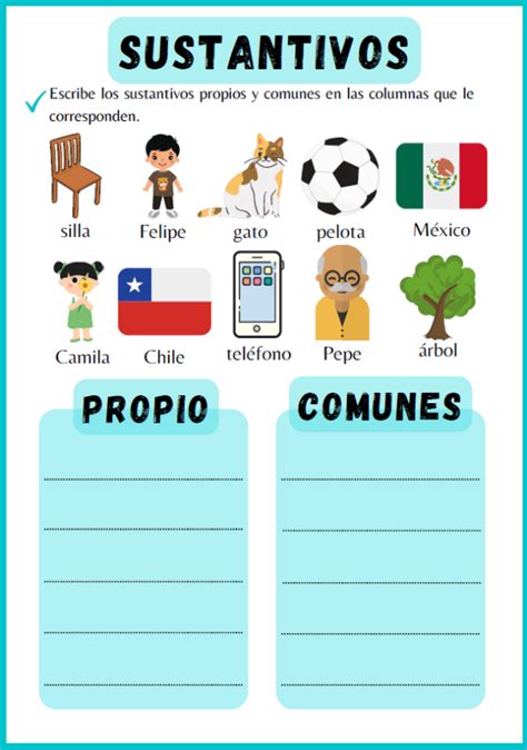 Guias Para Trabajar Los Sustantivos Propios Y Comunes Actualizado Hot Sex Picture Sexiezpix