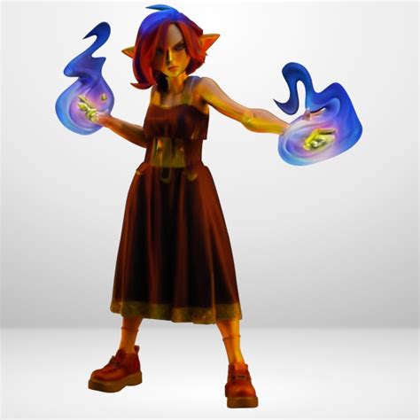 Hot Goblin ゴシックエルフキャスターAlt ミニチュア ホットゴブリン 魔法使い