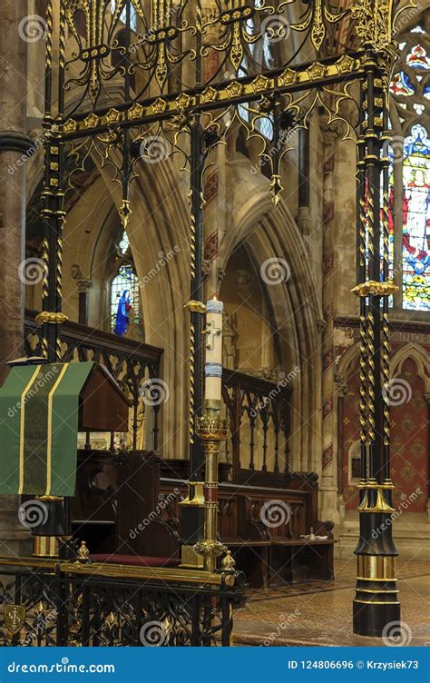 St. John the Evangelist - Church - Interior Stock Photo - Image of ...